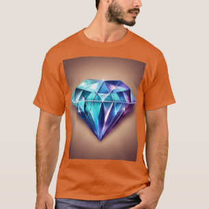 Classic Diamond Card Suit Icon – Transparent Backg T-Shirt