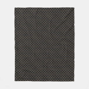 Classic Diamond Checkers Decor Fleece Blanket