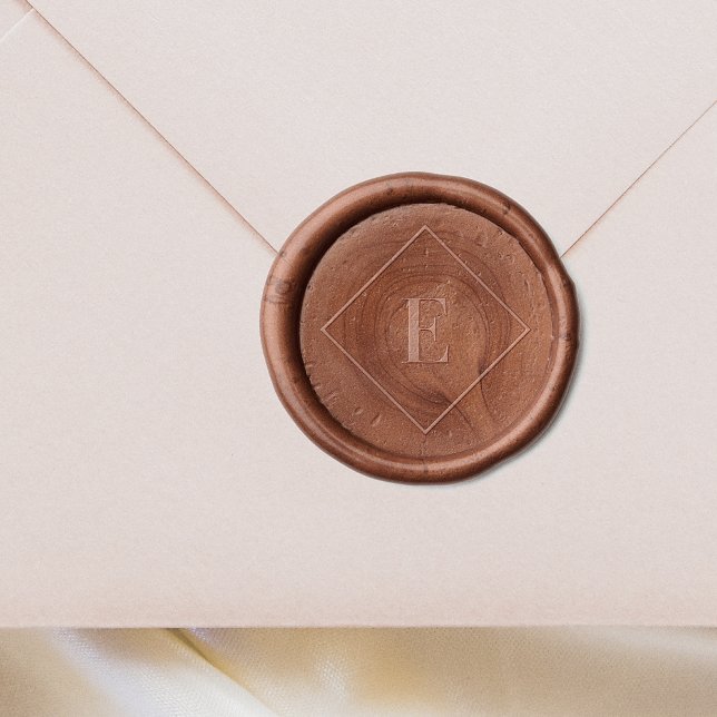 Classic Diamond Monogram Wax Seal Sticker (Creator Uploaded)