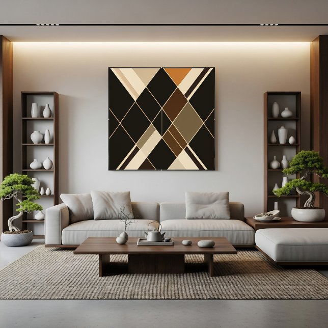 Classic Diamond Pattern Canvas Print (Creator Uploaded)