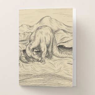 Classic Dinosaurs Pocket Folder