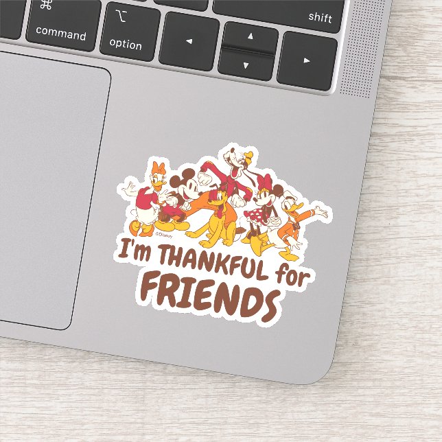 Classic Disney Friends Together Sticker (Detail)