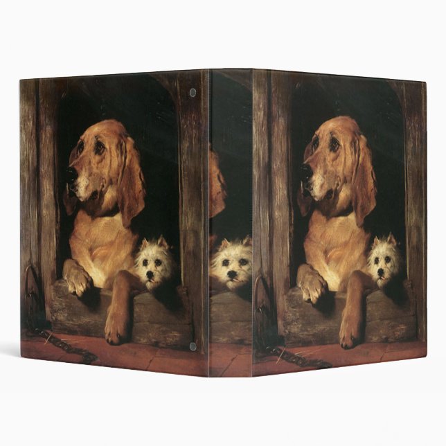 Classic dog friends avery binder (Background)