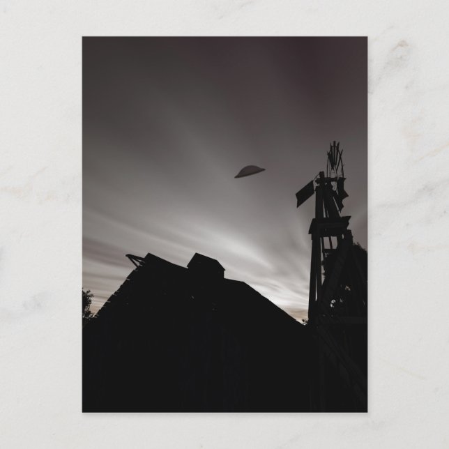 Classic Domed Saucer 2 Postcard (Front)