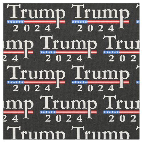 Classic Donald Trump 2024 Pattern Fabric