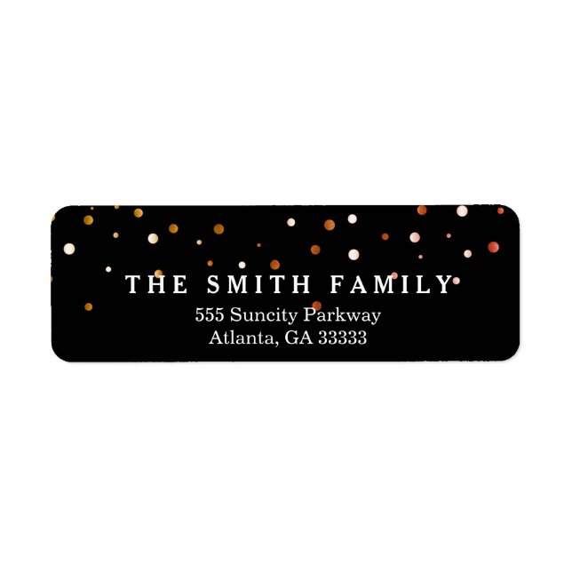 Classic Dots Modern Label (Front)