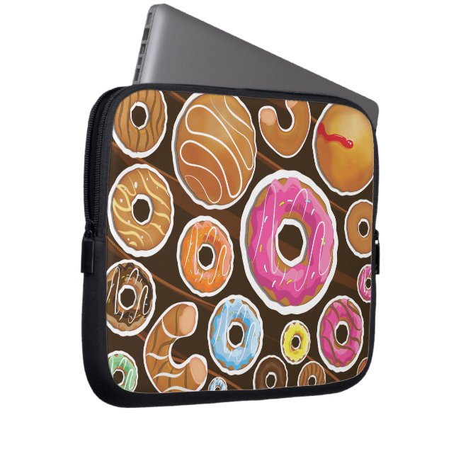 Classic Doughnut's Laptop Sleeve (Front Right)