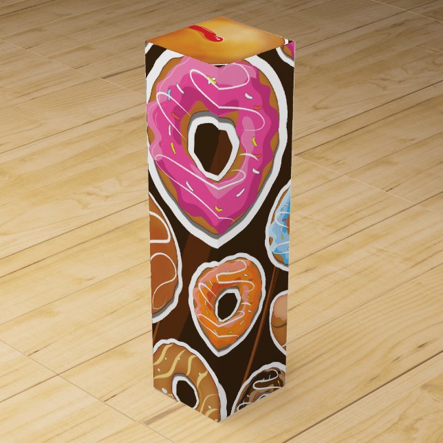 Classic Doughnut's Wine Gift Box (Front)