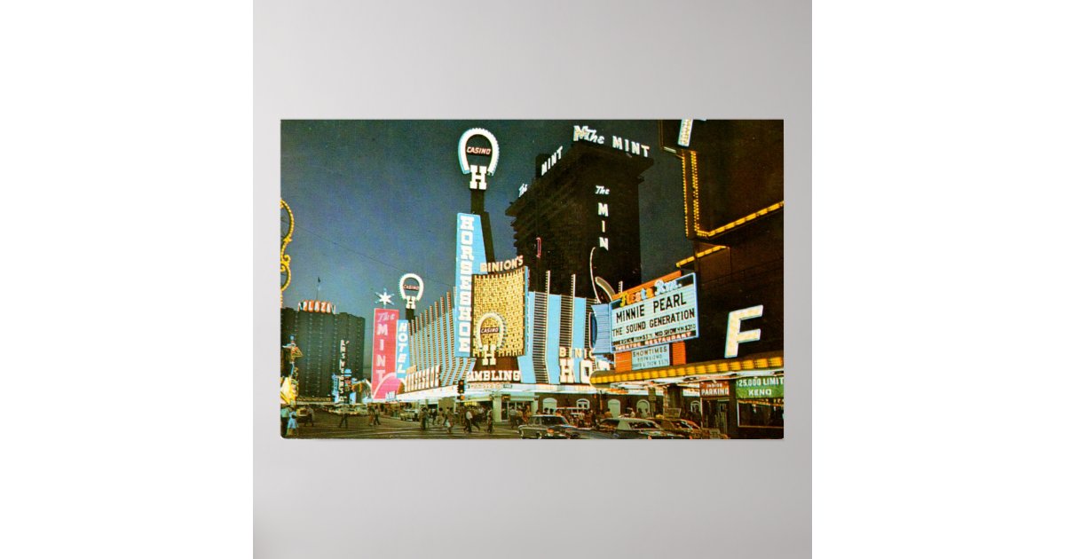 Classic Downtown Las Vegas Poster | Zazzle