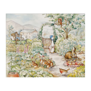 Classic Duck in a Vegetable Garden Acrylic Print