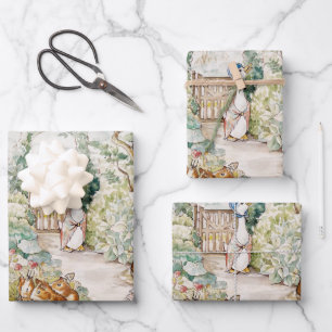 Classic Duck Strolling in the Garden Wrapping Paper Sheets