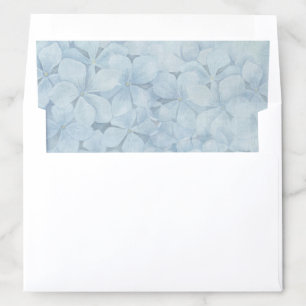 Classic Dusty Blue Hydrangea Envelope Liner