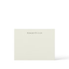 Classic Ecru Ivory White Cream Paper Personalized