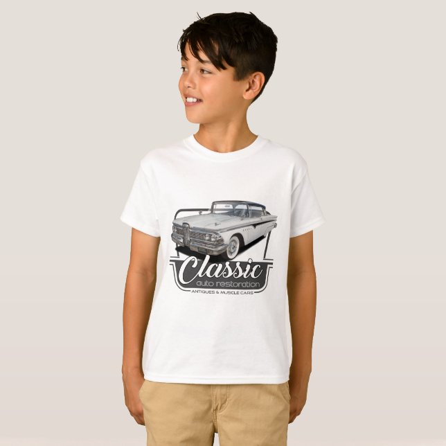 Classic Edsel Cars T-Shirt (Front Full)