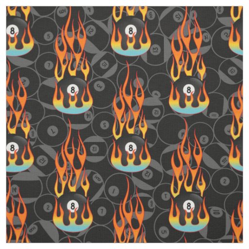 Classic Eight Ball  Fabric