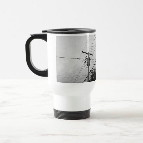 Classic Electrical Infrastructure Travel Mug