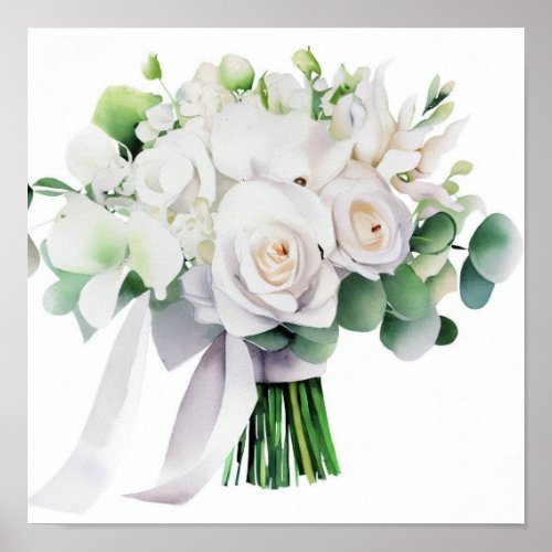 Classic Elegance Attendants Bouquet B Poster