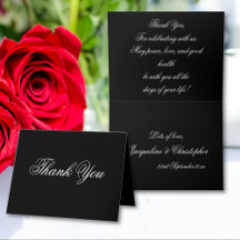 Classic Elegance Chic Script Stylish Black & White
