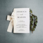 Classic Elegance Folded Wedding Program<br><div class="desc">Your guest will love reading all the details of your wedding on these lovely folded Wedding Programs! This design features a beautiful script and minimal layout. See the entire collection for more matching items!</div>