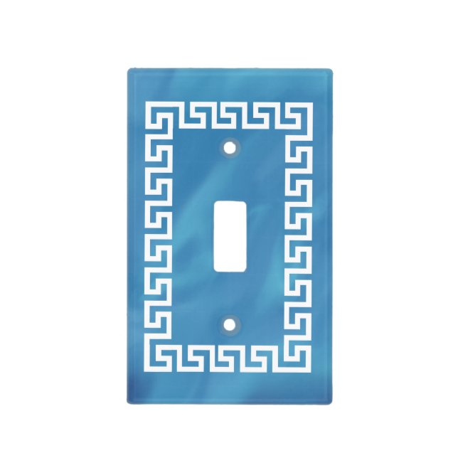 Classic Elegance Greek Key Light Switch Cover (Front)