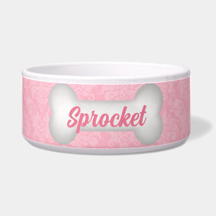 Classic Elegance in Pink for Pets Bowl