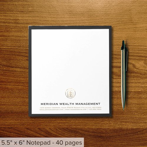 Classic Elegant Business Notepad