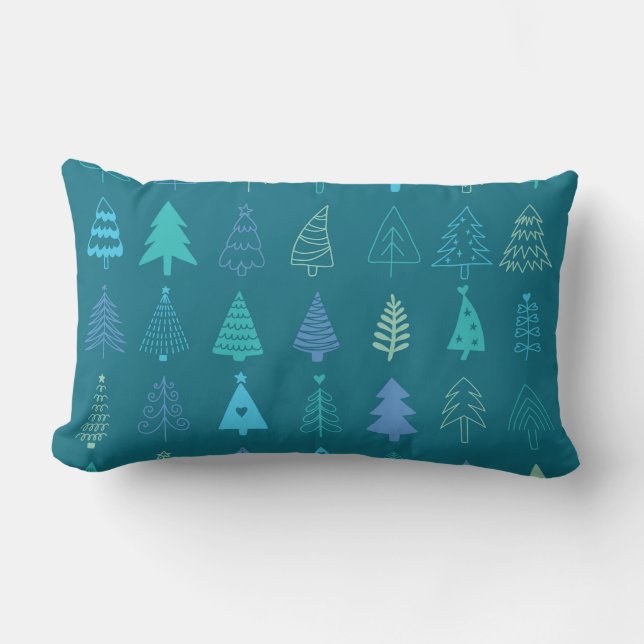 Classic Elegant Christmas Throw Pillow (Front)