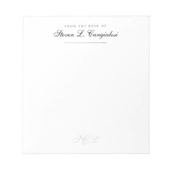 Classic Elegant Custom Letterhead Notepad by autumnandpine at Zazzle