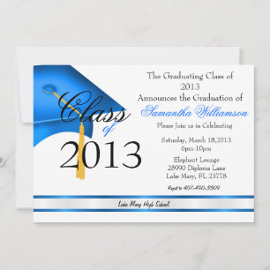 Classic Elegant Graduation Annoucement/Invitation Invitation