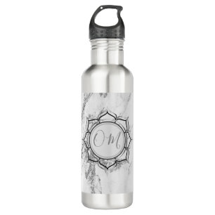 Classic Elegant Marble OM   Stainless Steel Water Bottle