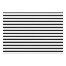 Classic Elegant Modern Black and White Striped