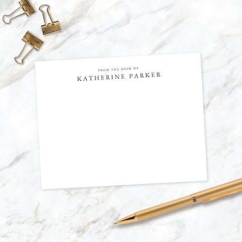 Classic  Elegant Personal Stationery Note Cards