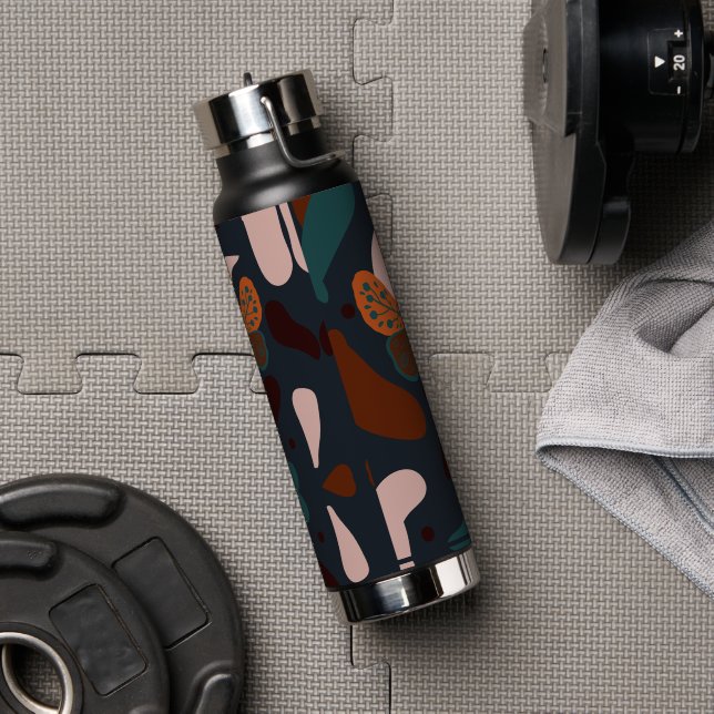 Classic Elegant Rustic Boho    Water Bottle (Gym)