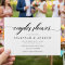 Classic Elegant Script Couples Bridal Shower
