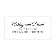 Classic Elegant Script Return Address Self-Inking