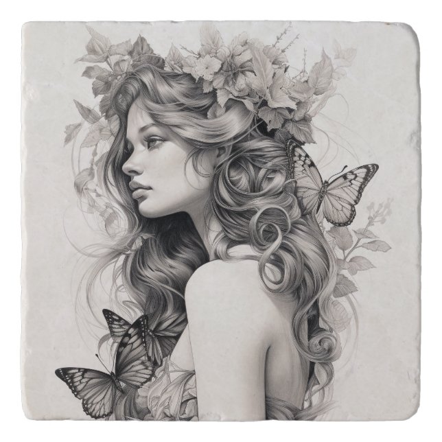 Classic Elegant Script Wedding Rehearsal Dinner Trivet (Front)