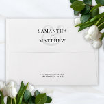 Classic Elegant Simple Minimalist Wedding Envelope<br><div class="desc">Classic Elegant Simple Minimalist Wedding Envelope</div>