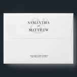 Classic Elegant Simple Minimalist Wedding Envelope<br><div class="desc">Classic Elegant Simple Minimalist Wedding Envelope</div>
