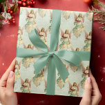 Classic Elegant Victorian Vintage Christmas Angels Wrapping Paper<br><div class="desc">Beautiful,  unique,  classic,  trendy antique looking Christmas with a repeating image of an angel. Available on a variety of stylish,  classy or chic holiday season products. This pretty and decorative design was created for the vintage nouveau deco art style lover.</div>
