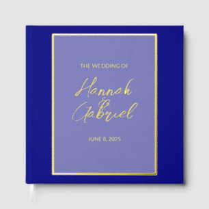 Classic Elegant Wedding Foil Guest Book