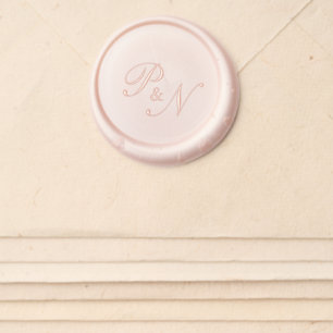 Classic Elegant Wedding Wax Seal Sticker
