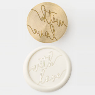 Classic Elegant With Love Calligraphy Style Wax Seal Stamp