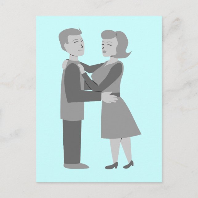 Classic Embrace Postcard (Front)
