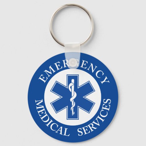 Classic EMT EMS Paramedic Symbol Keychain