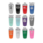 Classic Engraved 20 oz. Stainless Steel Tumbler (Colors)