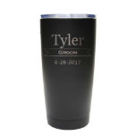 Classic Engraved 20 oz. Stainless Steel Tumbler<br><div class="desc">Groomsmen Tumbler - 20 oz - Stainless Steel Custom Engraved with Clear Lid - Choice of Colors,  Name,  Title and Date - Classic Design - Bridesmaid,  Groomsman,  Bridal Party Gift  *Laser Engraved Not a Vinyl Decal*</div>