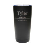 Classic Engraved 20 oz. Stainless Steel Tumbler<br><div class="desc">Groomsmen Tumbler - 20 oz - Stainless Steel Custom Engraved with Clear Lid - Choice of Colors,  Name,  Title and Date - Classic Design - Bridesmaid,  Groomsman,  Bridal Party Gift  *Laser Engraved Not a Vinyl Decal*</div>