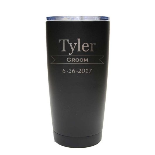 Classic Engraved 20 oz. Stainless Steel Tumbler (Front)