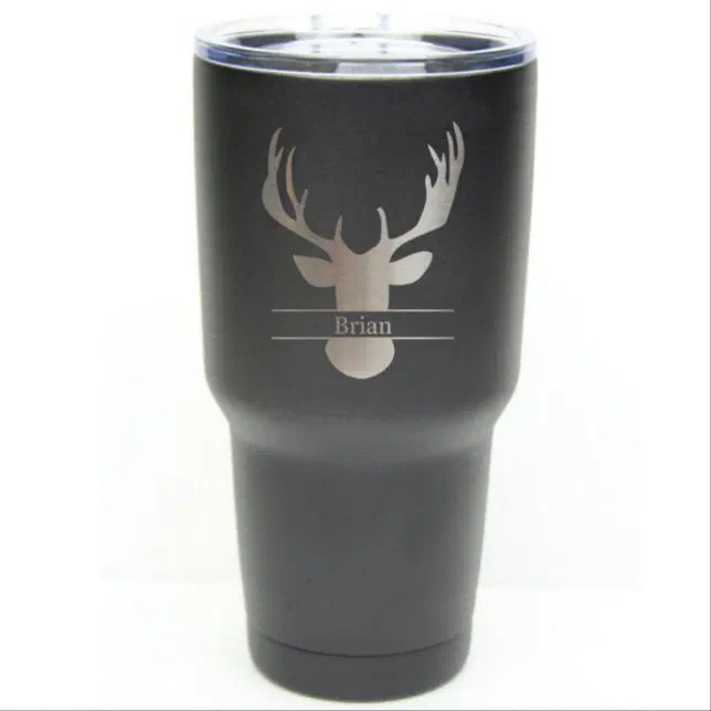 Deer Stainless Steel 30 Oz Tumbler Insulated 