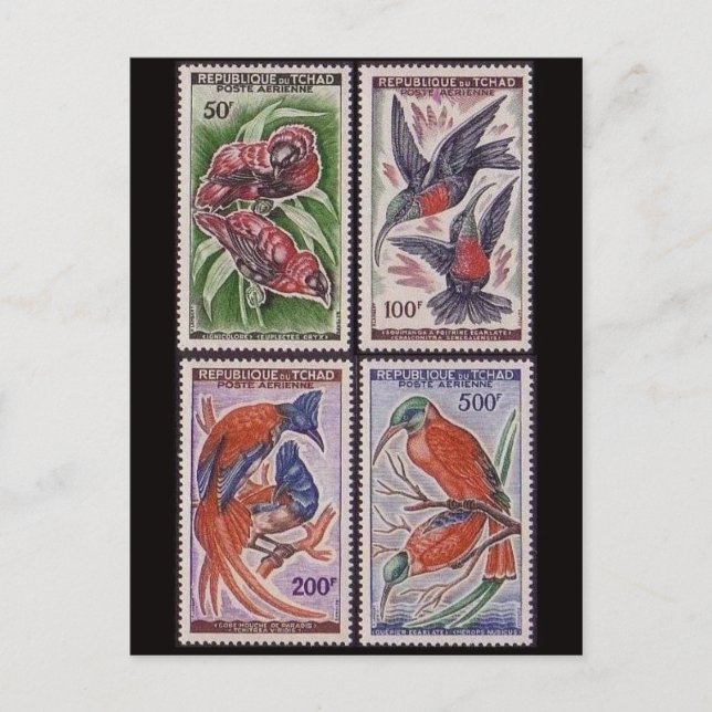 Classic Engraved Stamp Postcard (Front)